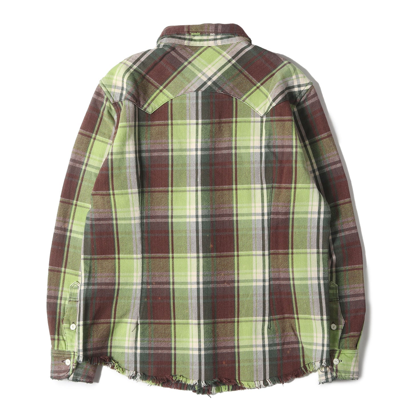 22AW ヴィンテージ加工 ヘビー チェックネルシャツ(VINTAGE W－FACE PLAID SHIRTS)