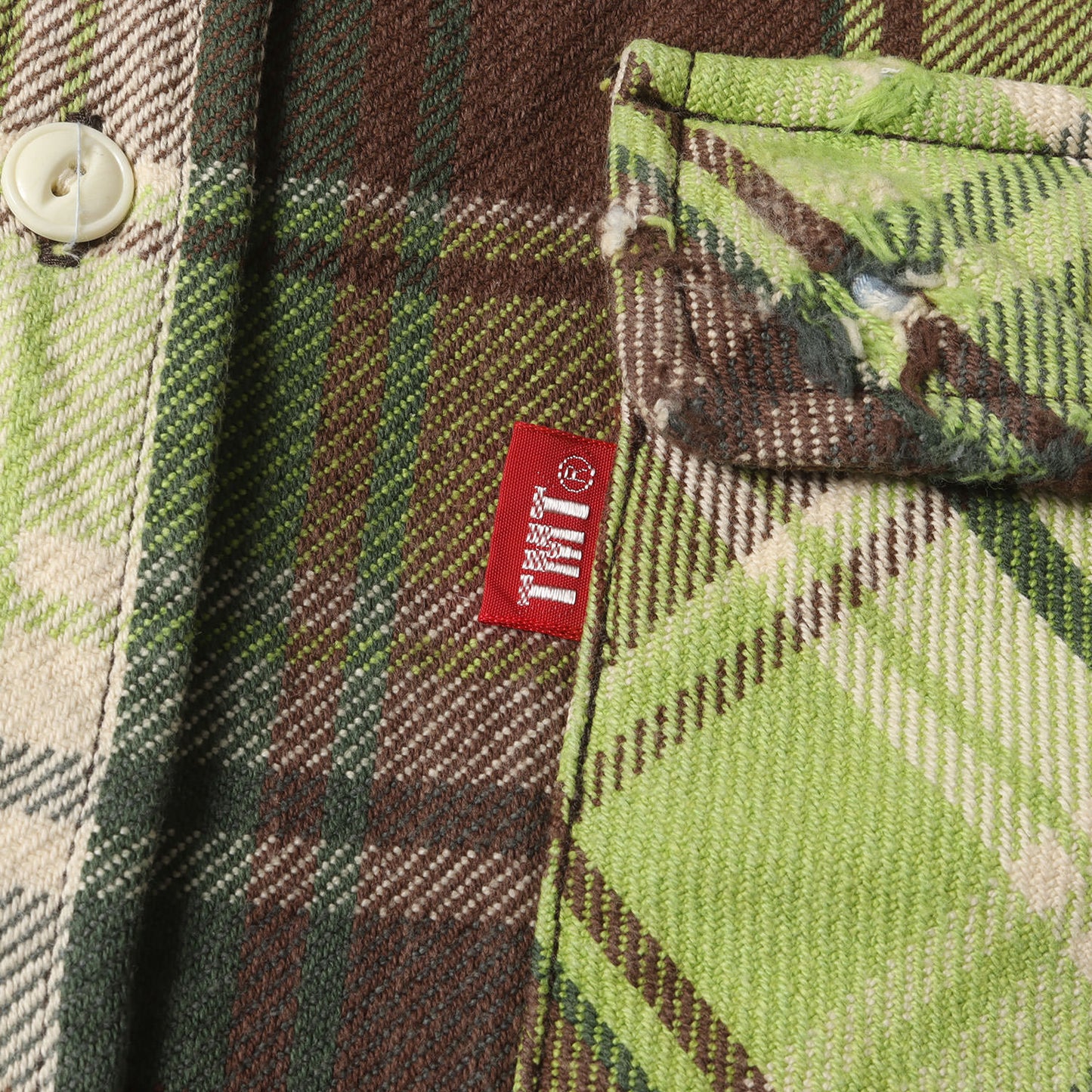 22AW ヴィンテージ加工 ヘビー チェックネルシャツ(VINTAGE W－FACE PLAID SHIRTS)