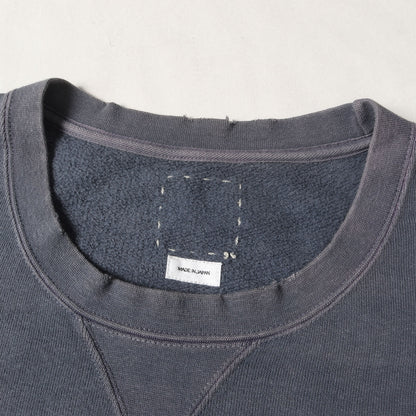 20SS ムラ染め加工 オーバーサイズ スウェット(JUMBO SWEAT L/S UNEVEN DYE)