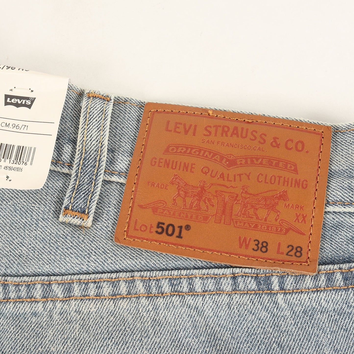 [BEAMS別注 リーバイスプレミアム] 501 ヴィンテージ加工 赤耳 デニムパンツ