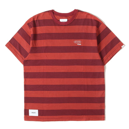 23AW ロゴ刺繍 ボーダー Tシャツ(BDY 01 / SS / COTTON. TEXTILE. PROTECT)