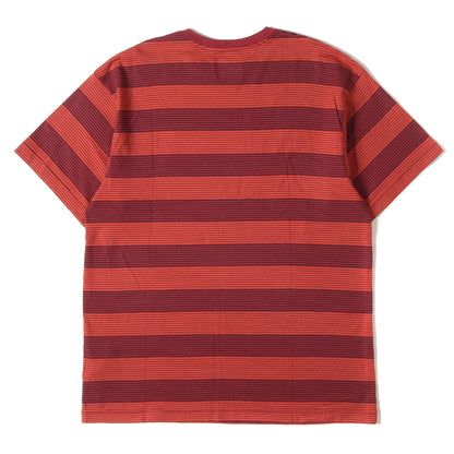 23AW ロゴ刺繍 ボーダー Tシャツ(BDY 01 / SS / COTTON. TEXTILE. PROTECT)