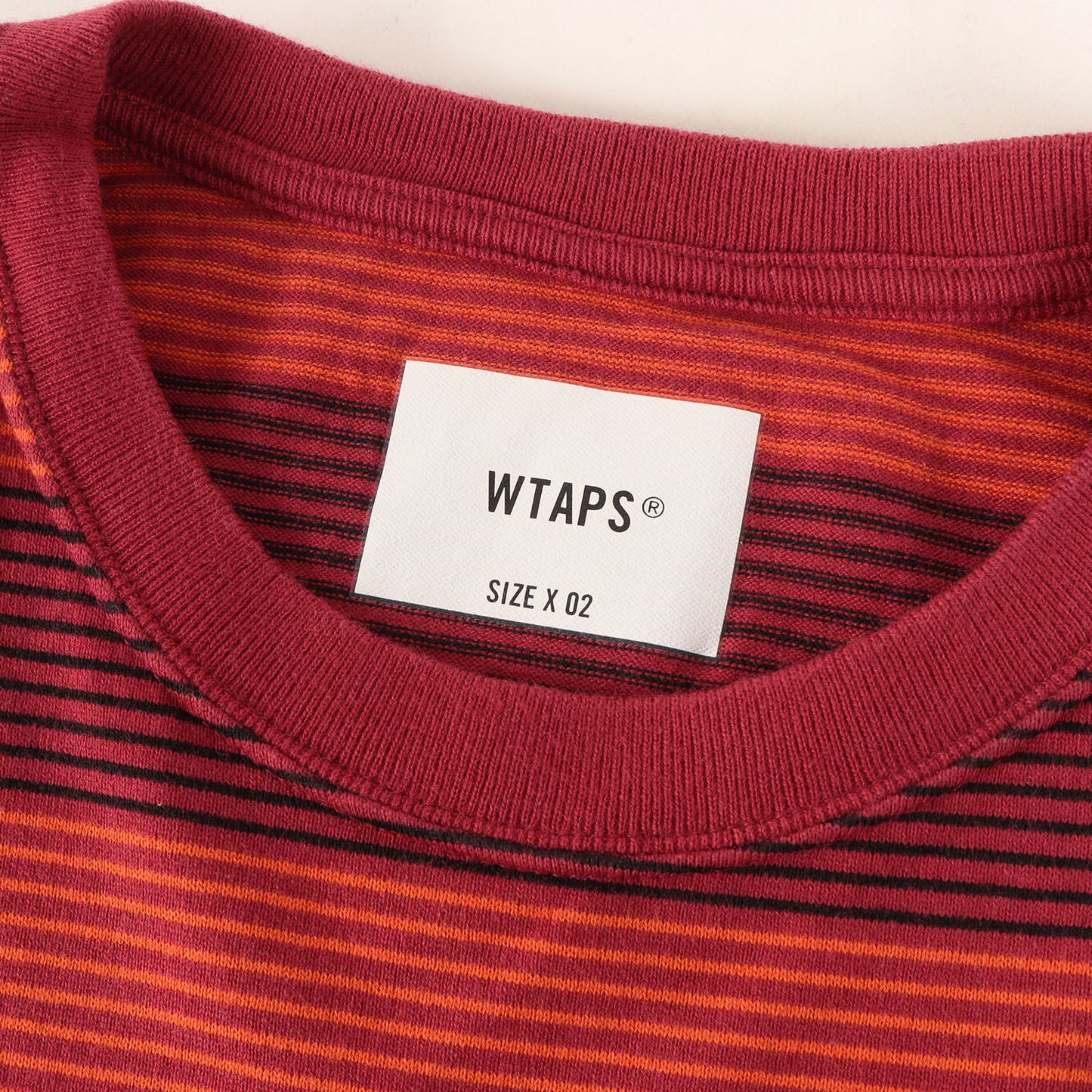 23AW ロゴ刺繍 ボーダー Tシャツ(BDY 01 / SS / COTTON. TEXTILE. PROTECT)
