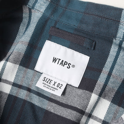 24SS チェック フランネル ガウンコート(GOWN / COAT / COTTON. FLANNEL. TEXTILE)