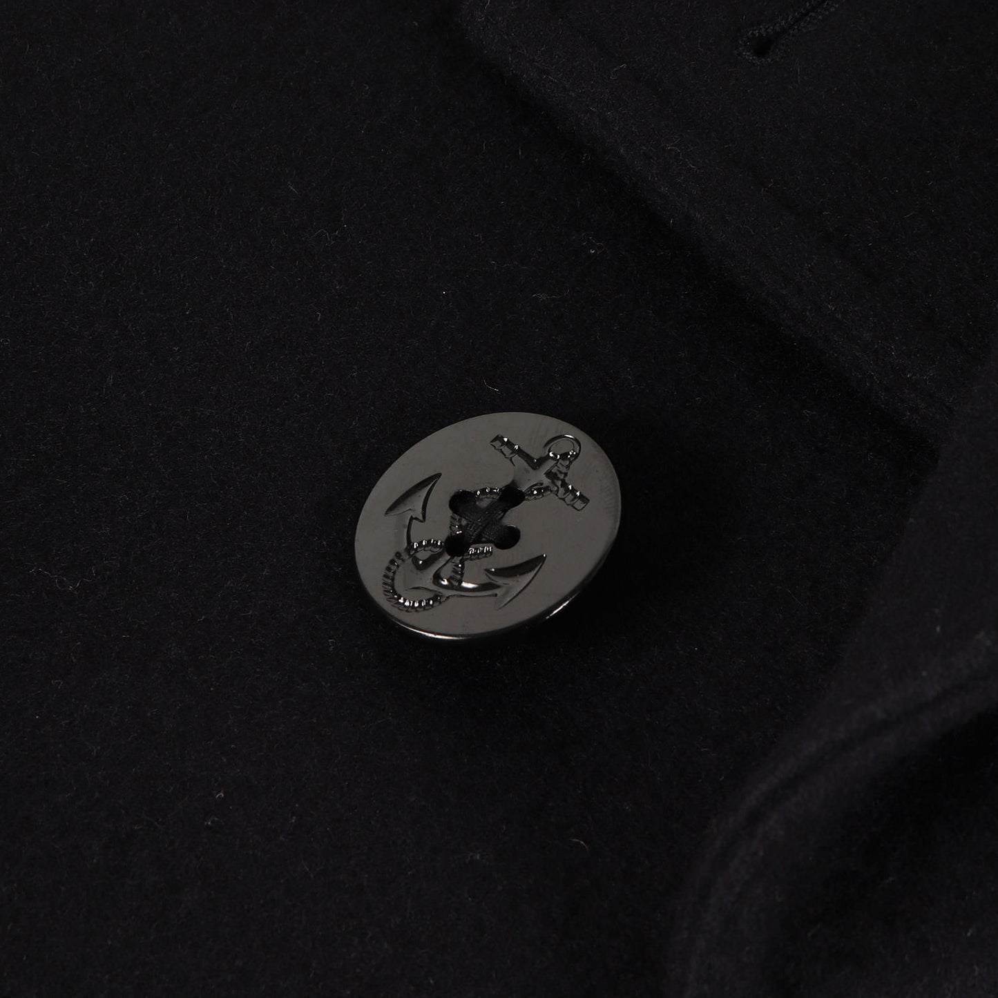 MOON社 アンカーボタン メルトンウール Pコート