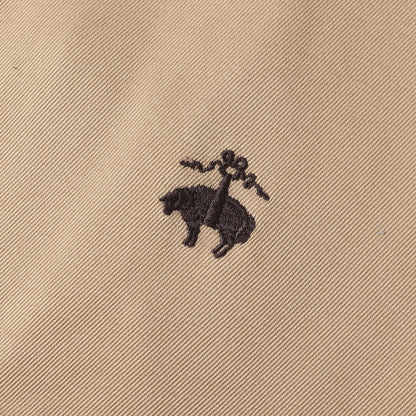 裏地チェック コットン フルジップ スイングトップ