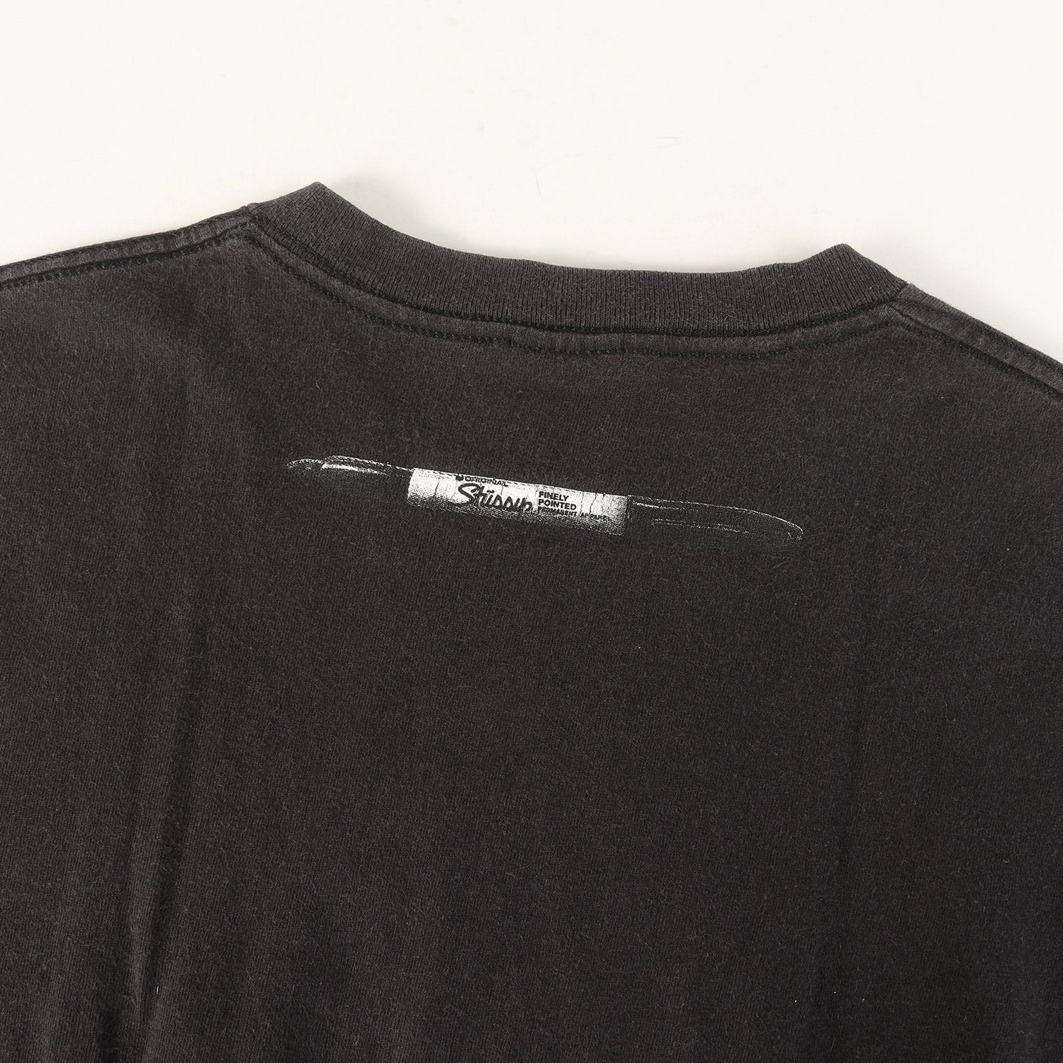 STUSSY (ステューシー) 00s 紺タグ グラフィックプリント Tシャツ(USA