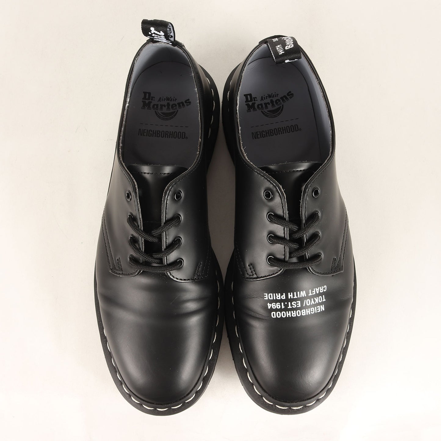 24AW ×Dr.Martens スミス 4ホール レザーシューズ(NH X DR. MARTENS . SMITHS 4HOLE)