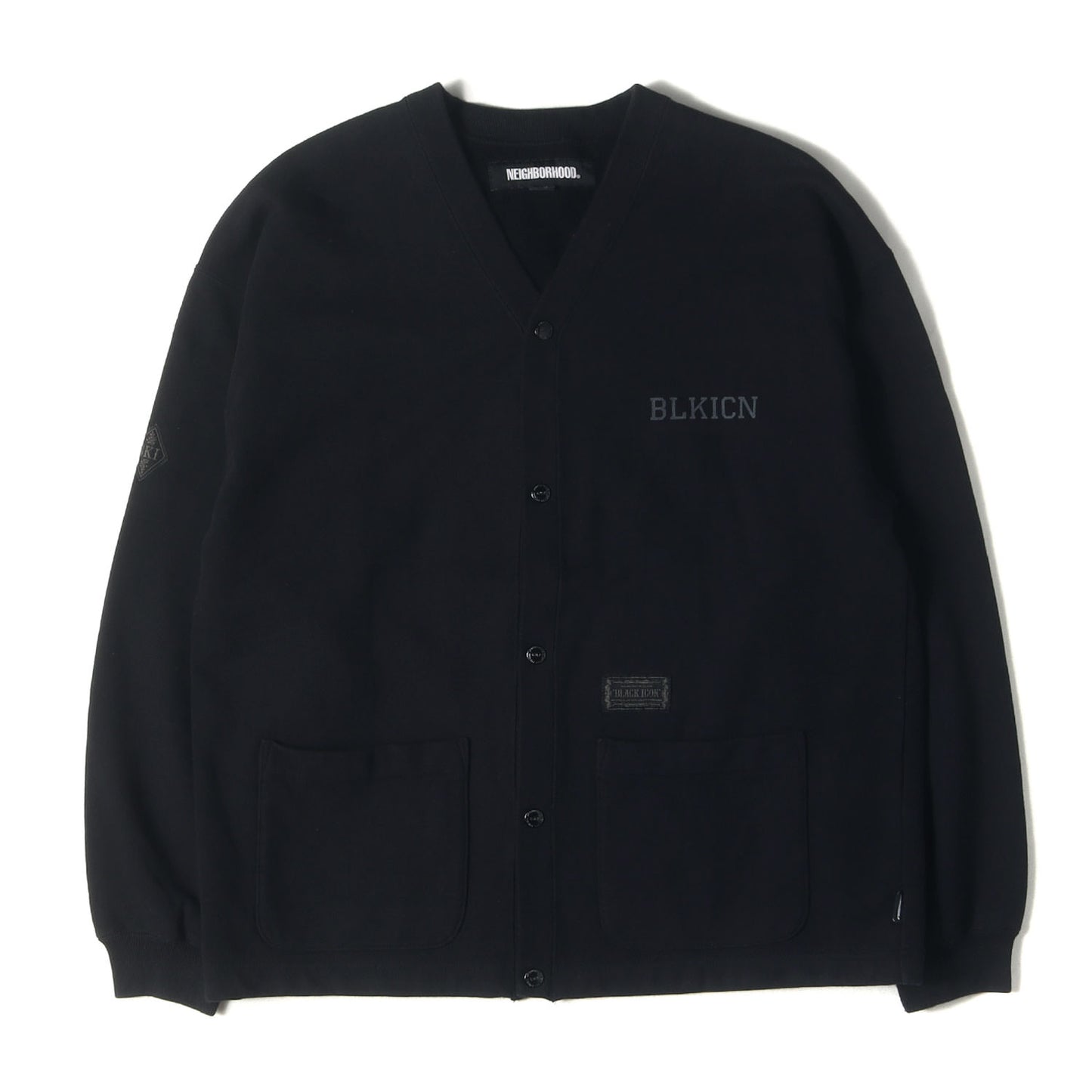 23SS BLACK ICON スウェット カーディガン
