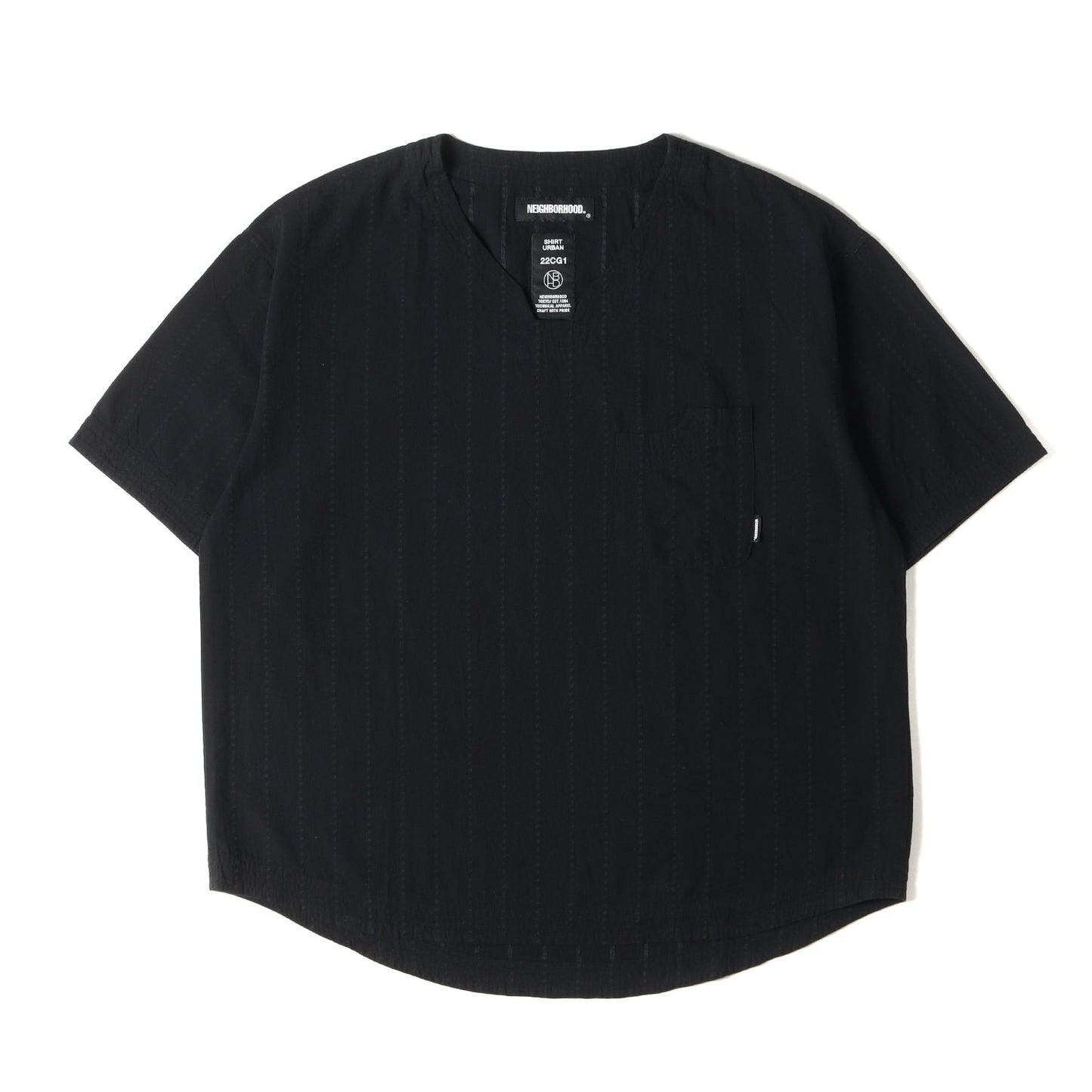 22SS ドビー ストライプ プルオーバー 半袖シャツ(DOBBY. PO / C-SHIRT. SS)