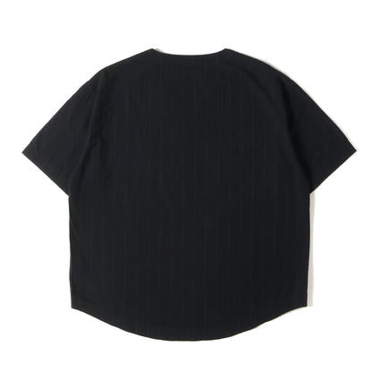 22SS ドビー ストライプ プルオーバー 半袖シャツ(DOBBY. PO / C-SHIRT. SS)