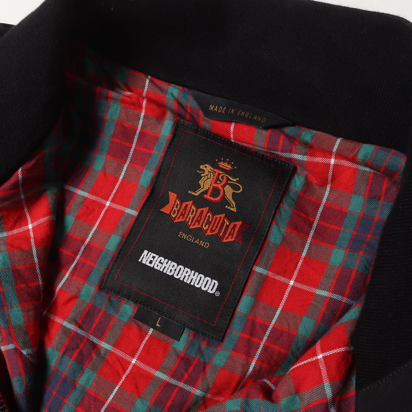 24AW ×BARACUTA G9 裏地チェック ハリントンジャケット(G9 JACKET)