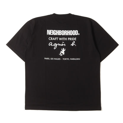25AW ×agnes b. ブランドロゴ Tシャツ(CREWNECK SS-1)