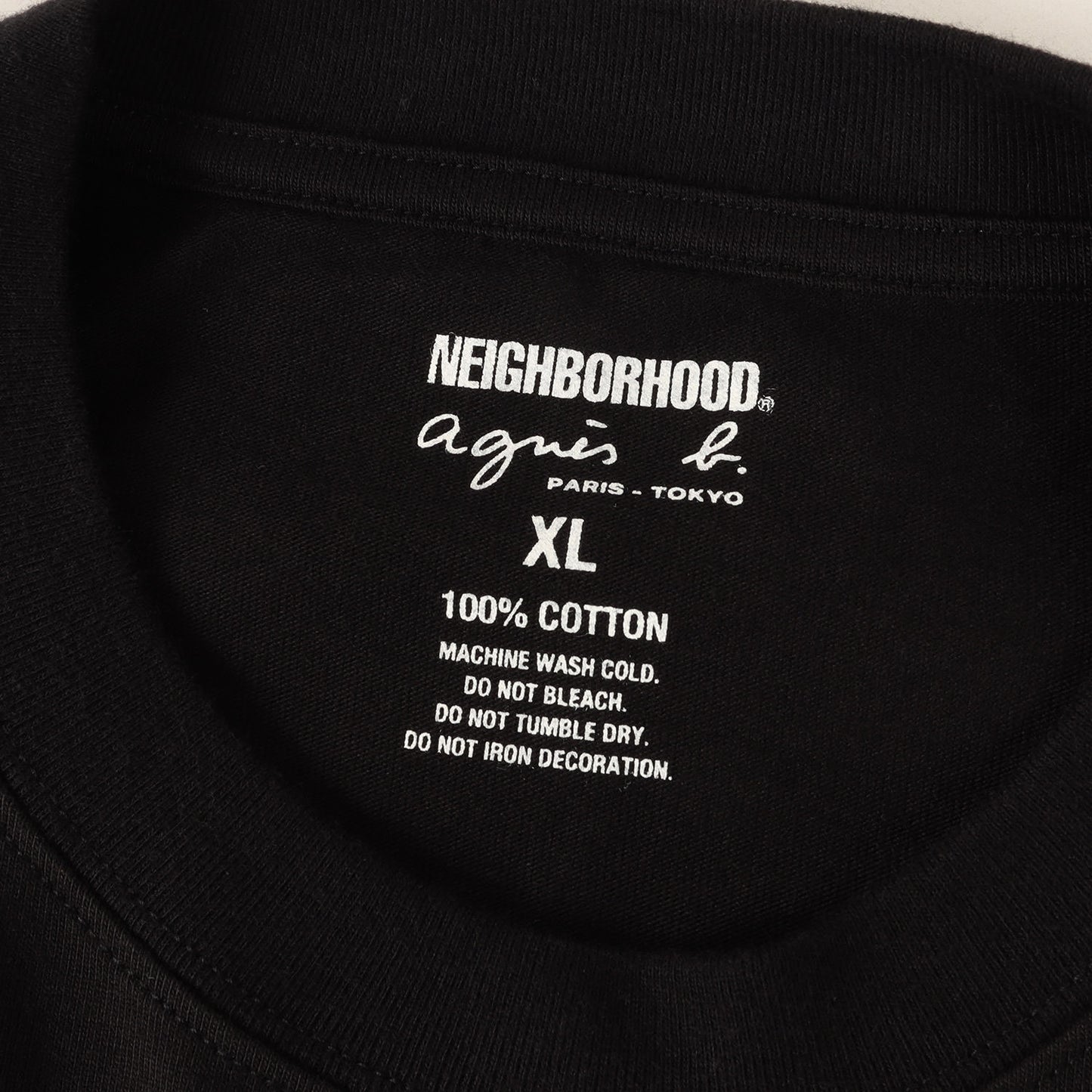 25AW ×agnes b. ブランドロゴ Tシャツ(CREWNECK SS-1)