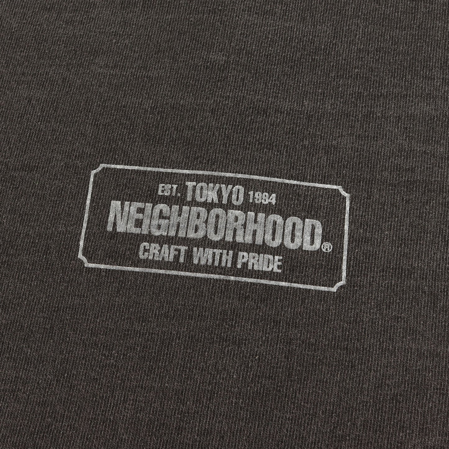 23AW ピグメントダイ加工 イーグル ヘビー ロングスリーブ Tシャツ(PIGMENT DYED CREWNECK LS)