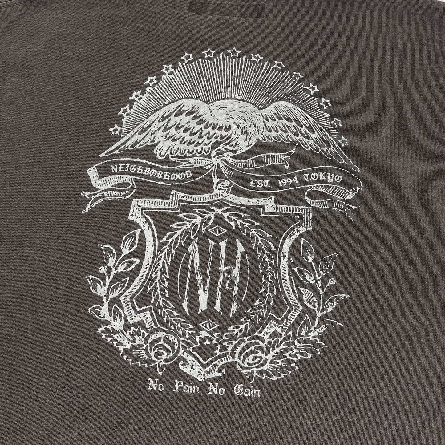 23AW ピグメントダイ加工 イーグル ヘビー ロングスリーブ Tシャツ(PIGMENT DYED CREWNECK LS)