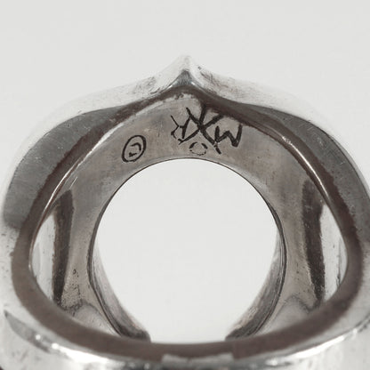 ダイヤ ホースシュー リング(H.S RING SILVER STONE)