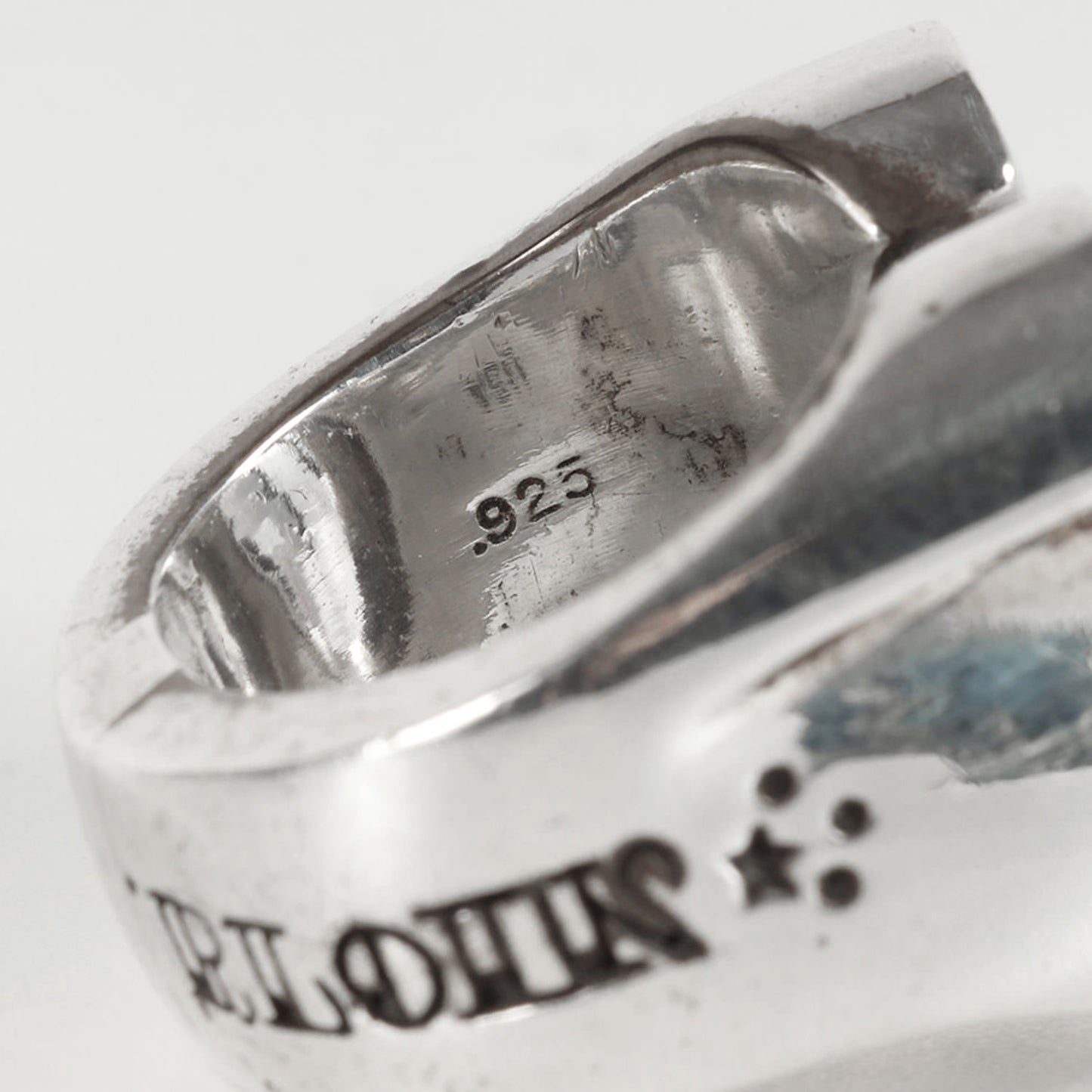 ダイヤ ホースシュー リング(H.S RING SILVER STONE)