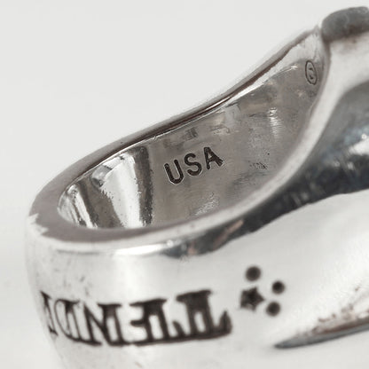 ダイヤ ホースシュー リング(H.S RING SILVER STONE)