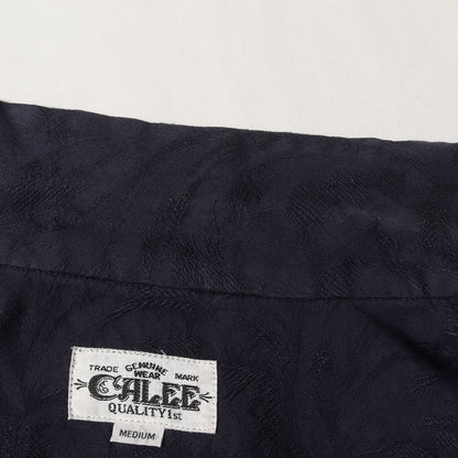 ジャガード総柄 コットン/レーヨン シャツ