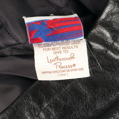 [USA製 634] 襟付き カウレザー シングル トラッカージャケット