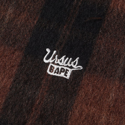 URSUS BAPE チェック ウール CPO シャツジャケット