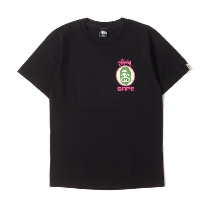 ×A BATHING APE SSリンク 猿顔 Tシャツ