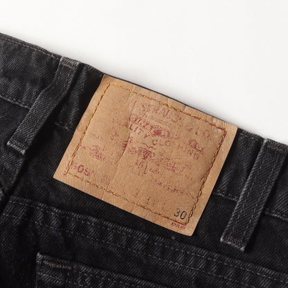 [グッドコンディション] 90s 505 後染め ブラック デニムパンツ / USA製 505-0260