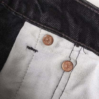 [グッドコンディション] 90s 505 後染め ブラック デニムパンツ / USA製 505-0260