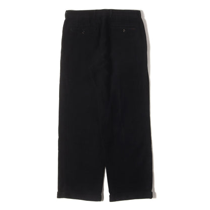 コットンモールスキン 2タック パンツ