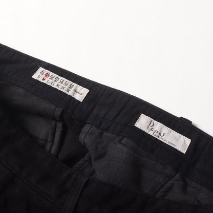 コットンモールスキン 2タック パンツ