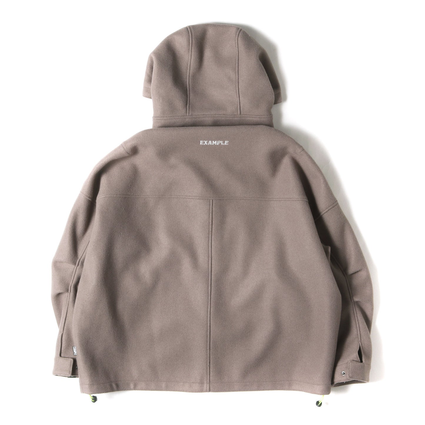 23AW ロゴ刺繍 メルトン ハーフコート(MELTON HALF COAT)