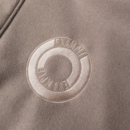 23AW ロゴ刺繍 メルトン ハーフコート(MELTON HALF COAT)