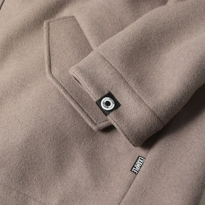 23AW ロゴ刺繍 メルトン ハーフコート(MELTON HALF COAT)