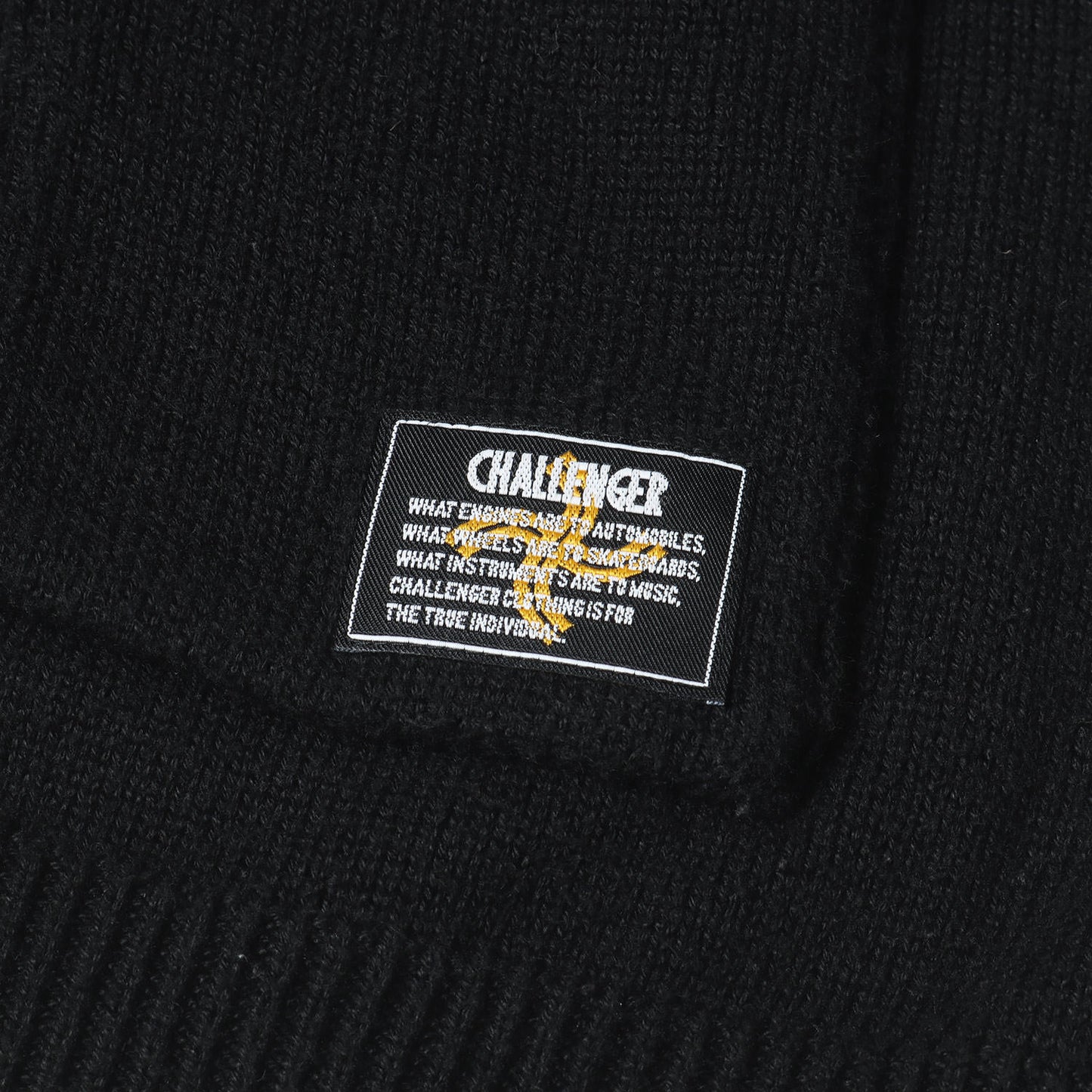 コウモリ刺繍 ニット カーディガン