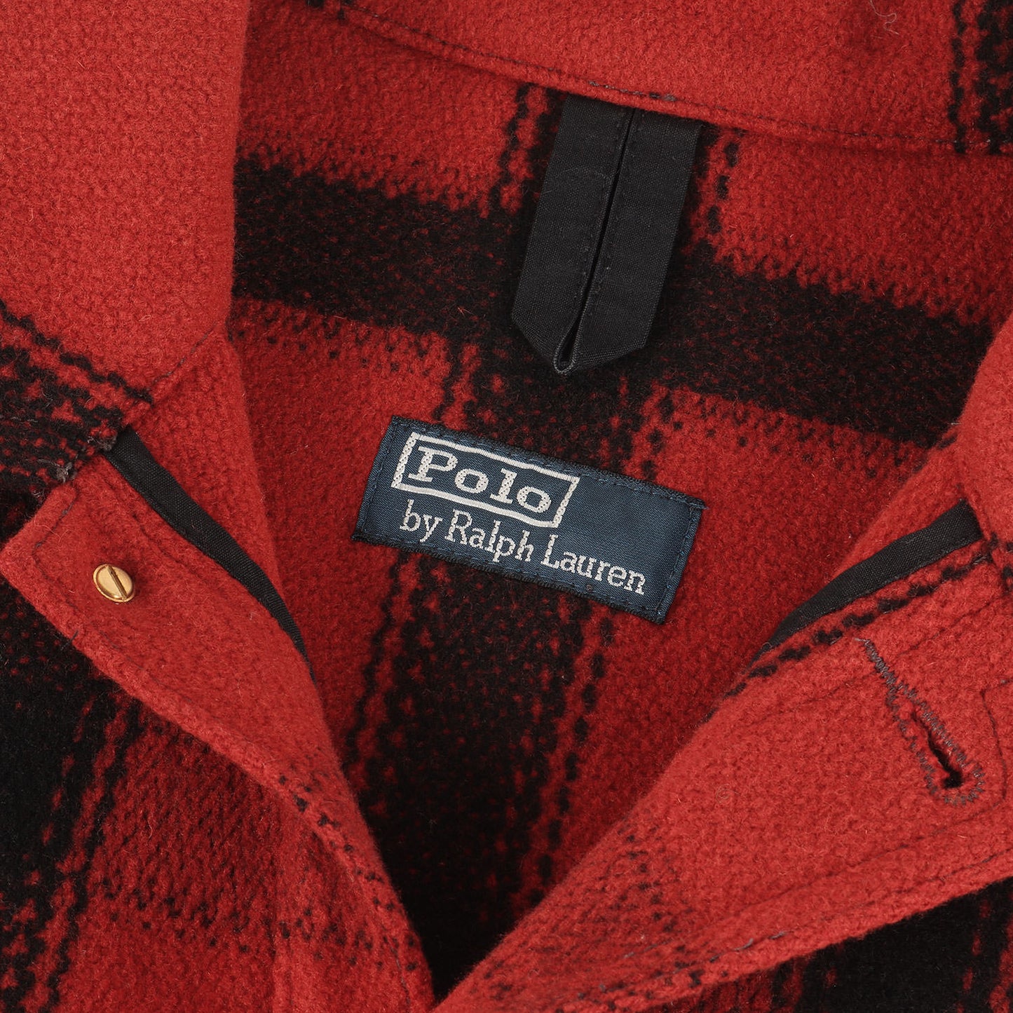 [コンチョボタンカスタム品] チェック ウール ハンティングジャケット