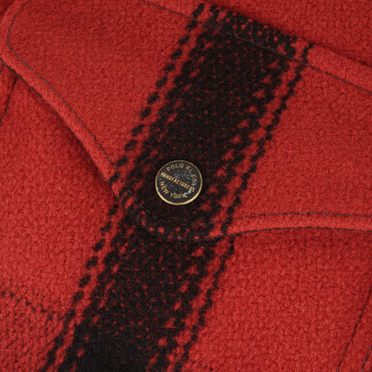 [コンチョボタンカスタム品] チェック ウール ハンティングジャケット