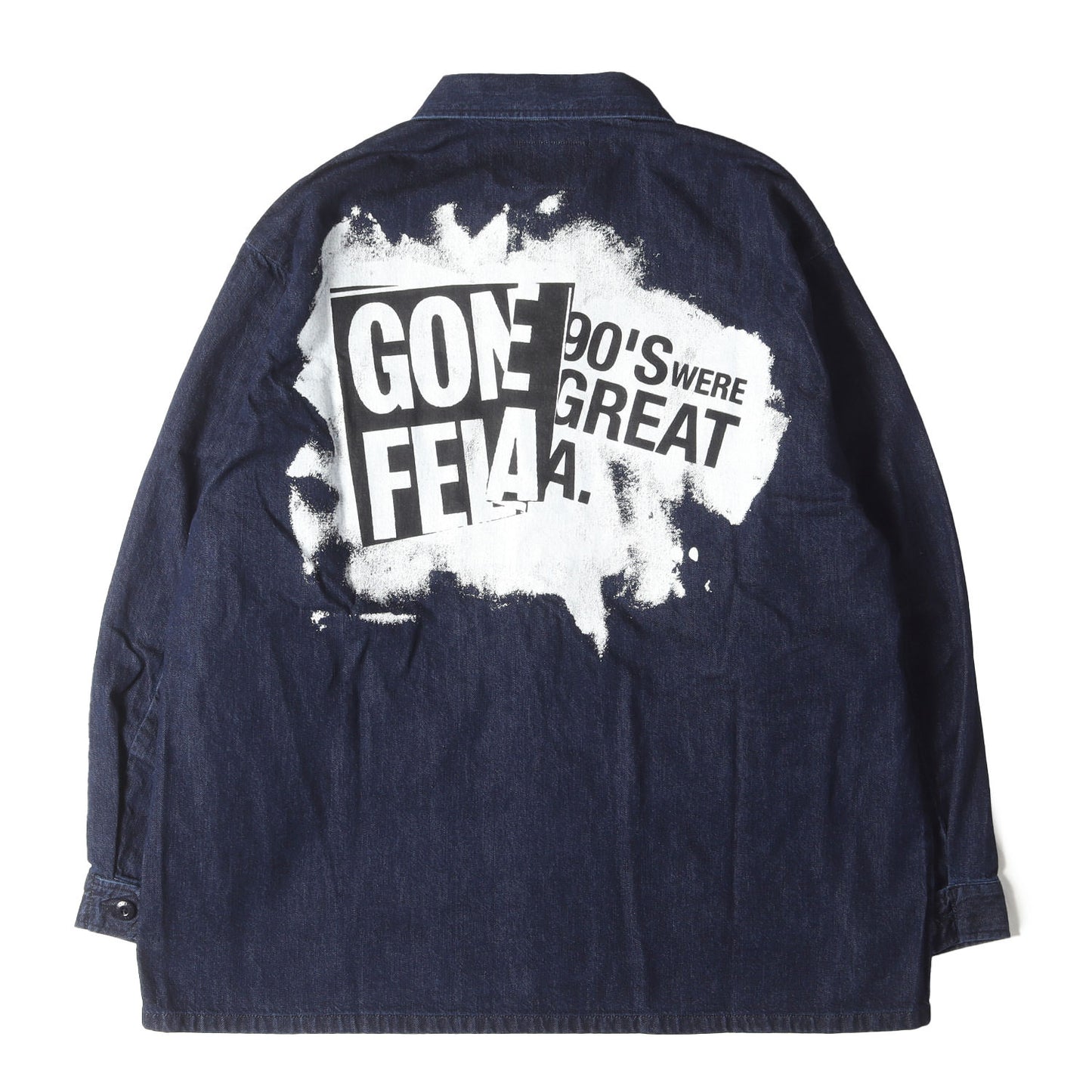 23SS グラフィック プリント デニム ジャングル シャツジャケット(JMOD / LS / COTTON. DENIM. PASTHG)