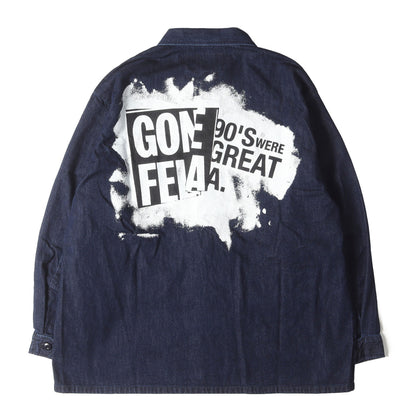 23SS グラフィック プリント デニム ジャングル シャツジャケット(JMOD / LS / COTTON. DENIM. PASTHG)