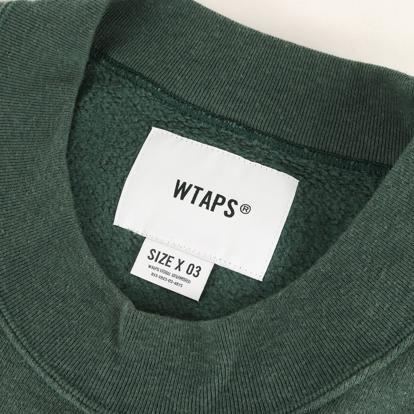 22AW ロゴ刺繍 クルーネック スウェット(AII / MOCK NECK / CTPL. WUT)