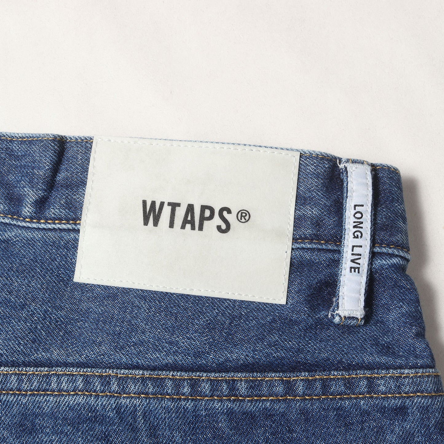 24SS サボテン刺繍 ワイド テーパード デニムパンツ(BLUES STRAIGHT / TROUSERS / COTTON. DENIM. CACTO)