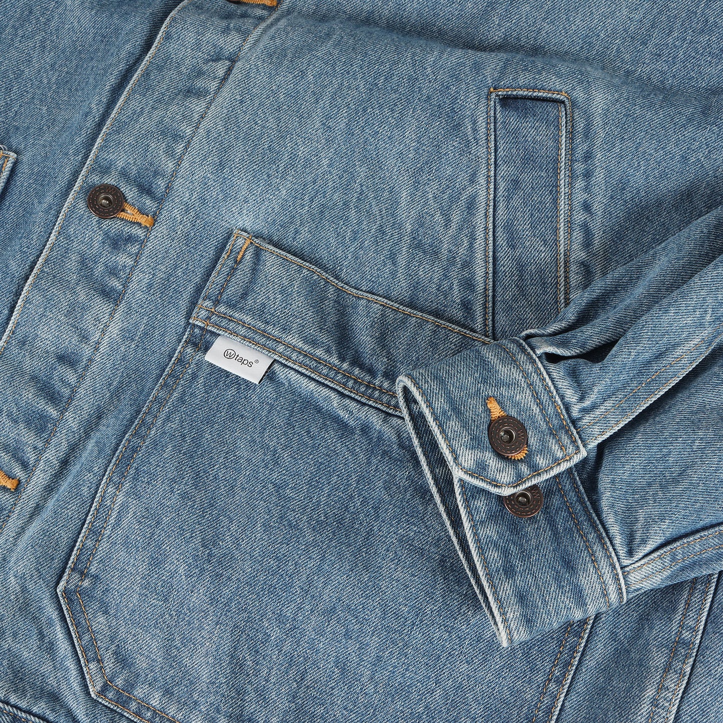 23AW ストーンバイオブリーチ加工 ワーク デニムジャケット(DADDY / JACKET / COTTON. DENIM)