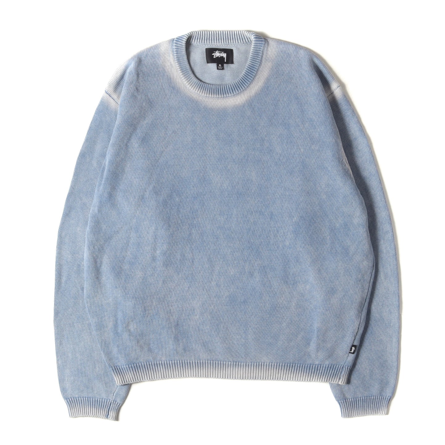 24AW フェード加工 コットンニット セーター(FADED COTTON CREW)