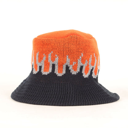 90s フレイム ニット バケットハット