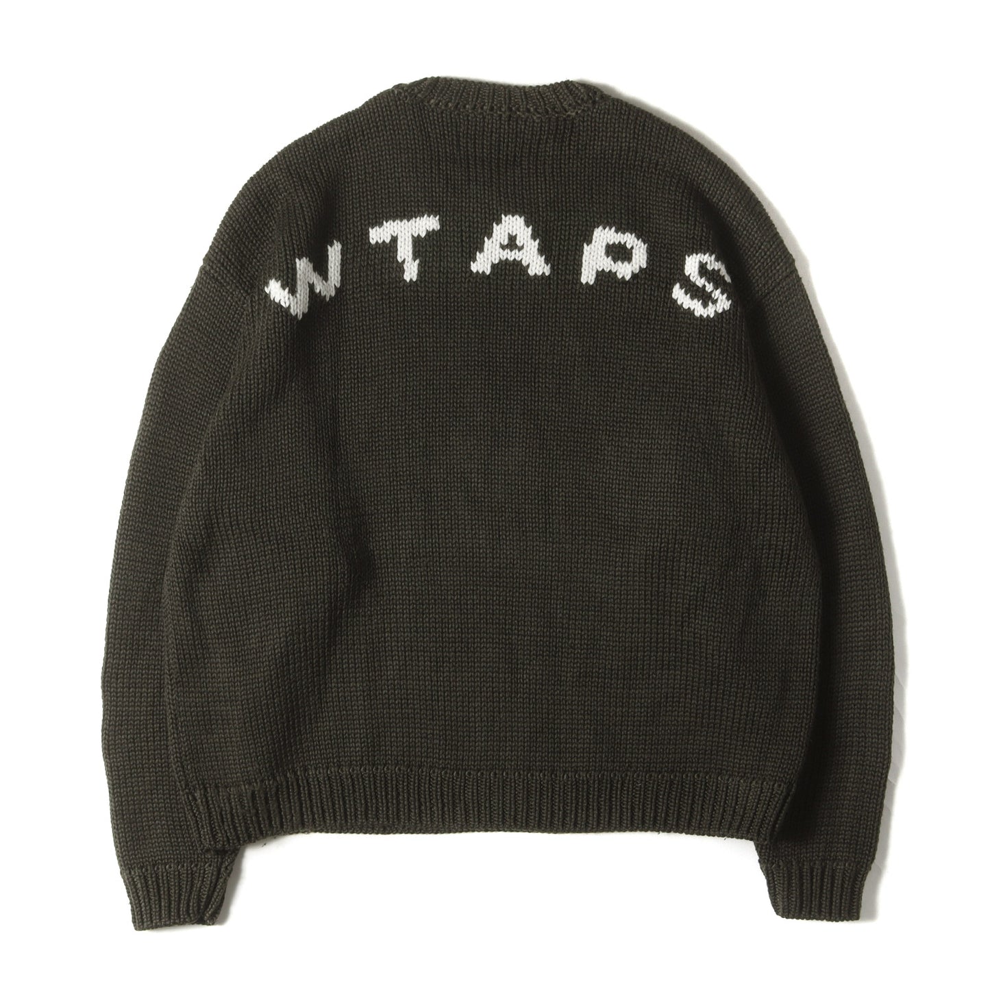 23AW バックロゴ ヘビー ニット セーター(CN 01/SWEATER/POLY)