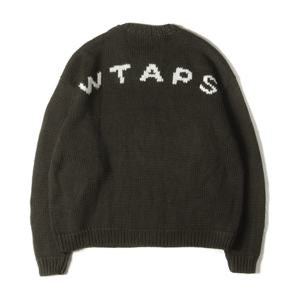 23AW バックロゴ ヘビー ニット セーター(CN 01/SWEATER/POLY)