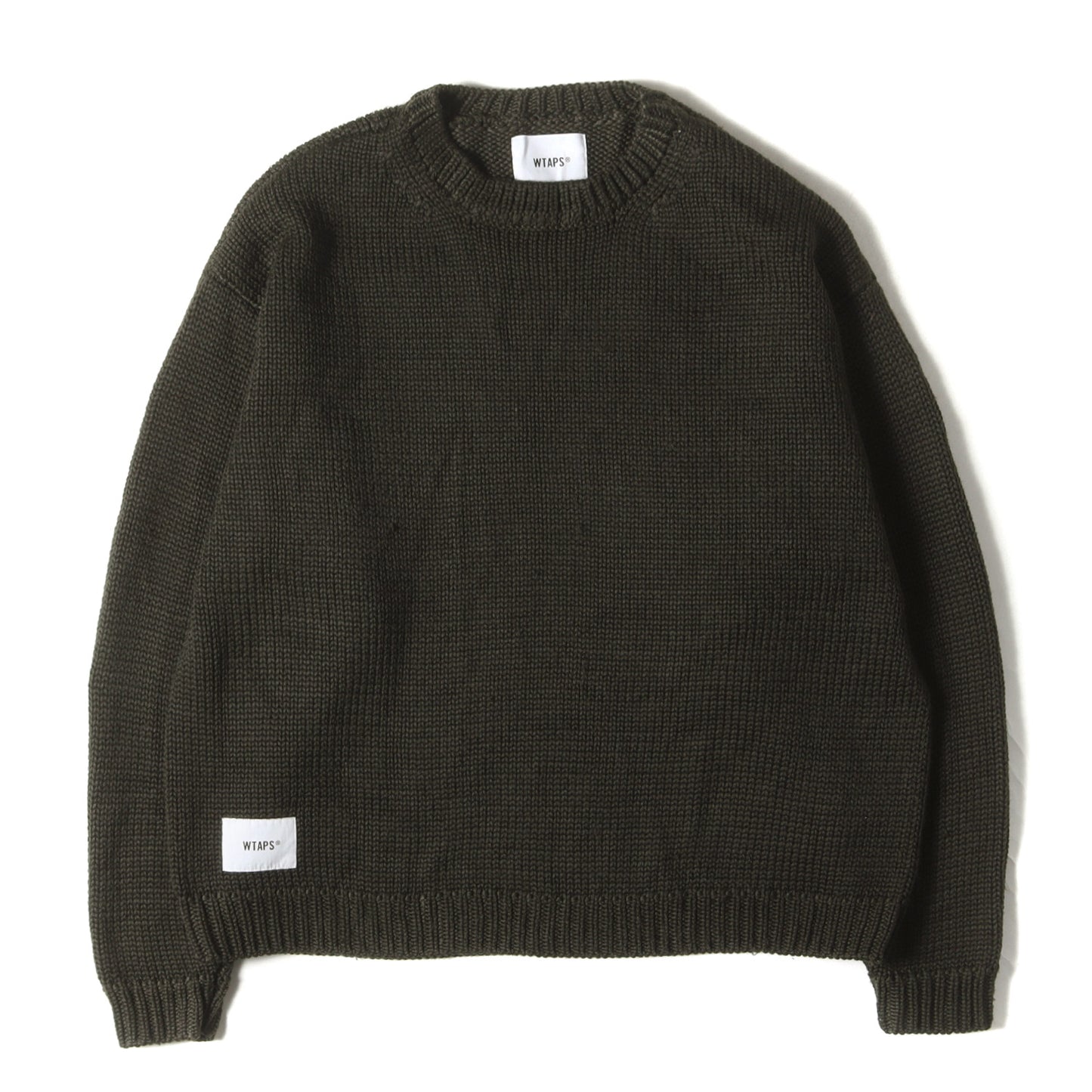 23AW バックロゴ ヘビー ニット セーター(CN 01/SWEATER/POLY)