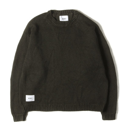 23AW バックロゴ ヘビー ニット セーター(CN 01/SWEATER/POLY)