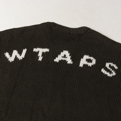 23AW バックロゴ ヘビー ニット セーター(CN 01/SWEATER/POLY)