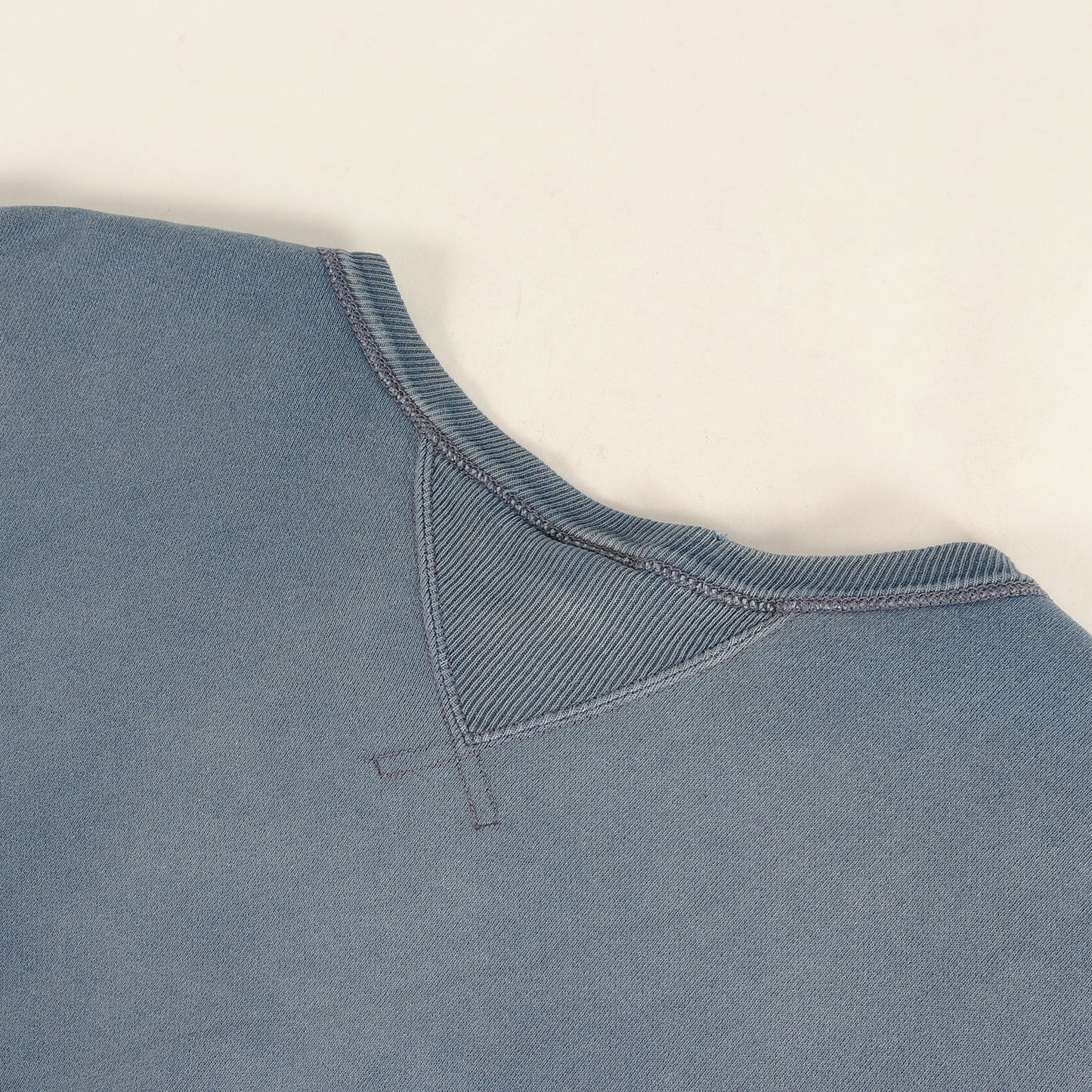 25SS ヴィンテージ加工 アップリケロゴ スウェット(CRW-N SWEAT/SAINT)